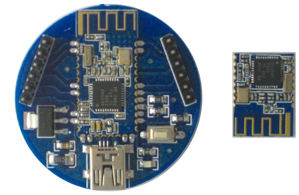 The most popular module for Arduino is HM-10 and HM-11 (the smaller version)