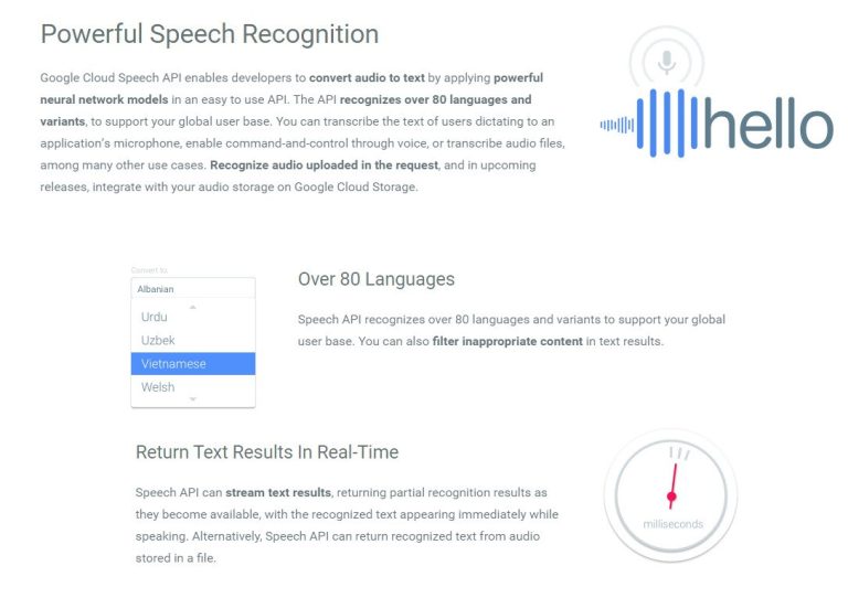 speach recognition