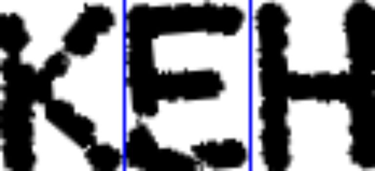 Separation of the characters in the triple