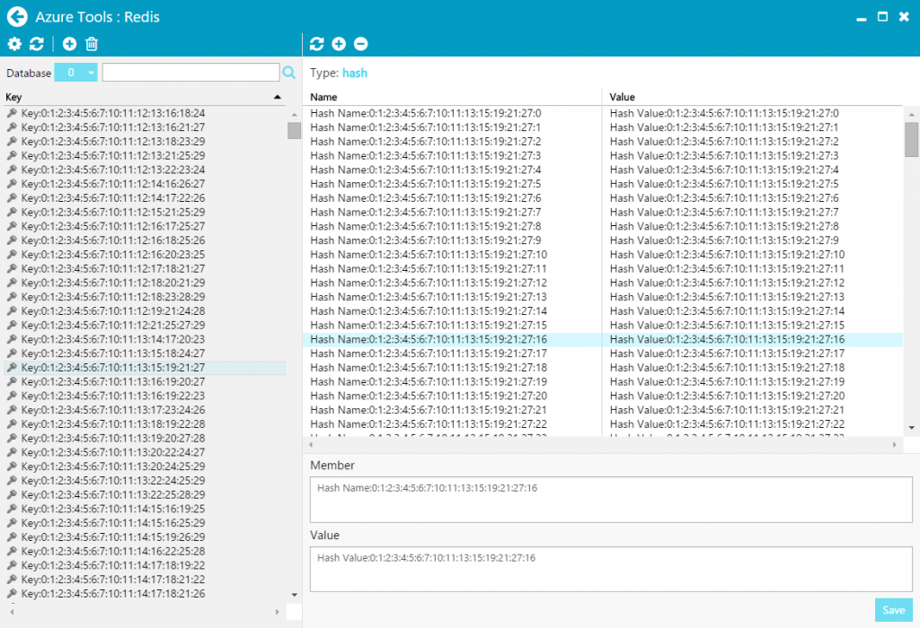 Typical data structure in Redis.