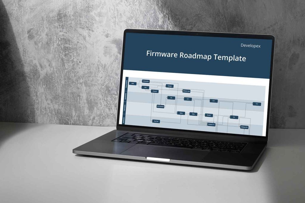 laptop with firmware roadmap