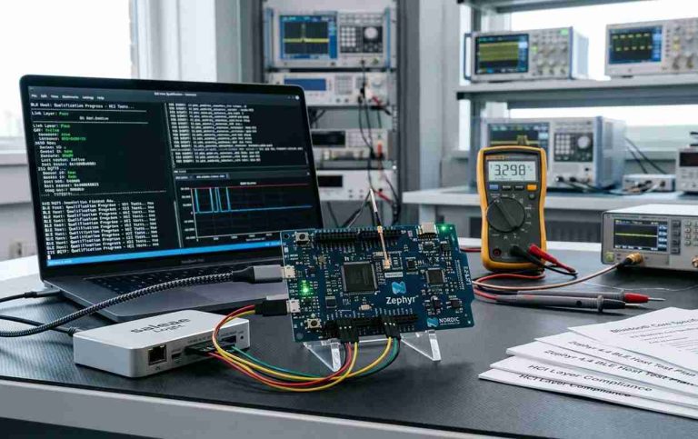 Zephyr 4.4 BLE Host Qualification