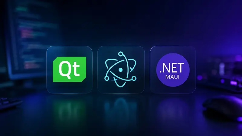 Cross-Platform Desktop Apps for Hardware Control Qt vs Electron vs .NET MAUI